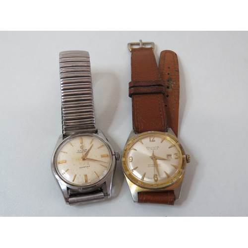 110 - Cyma and oliva watches- working order