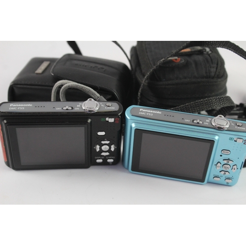 Vintage Panasonic Lumix FS3 & FS5 Digital Compact Cameras Working