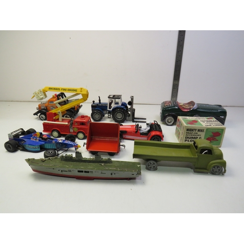 200 - Lot of diecast to include tractor, fire engine etc