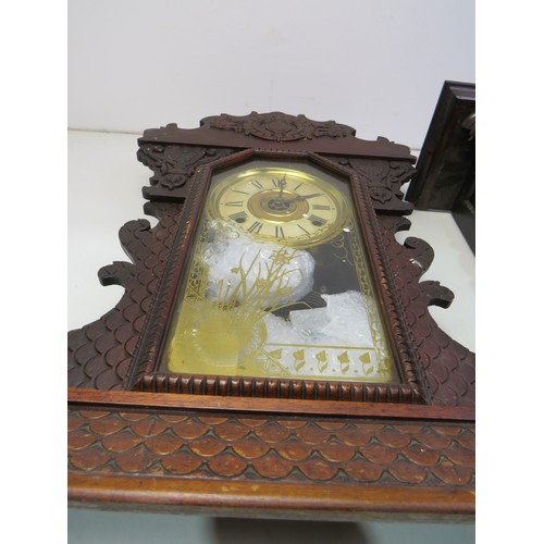 175 - Two long case clocks