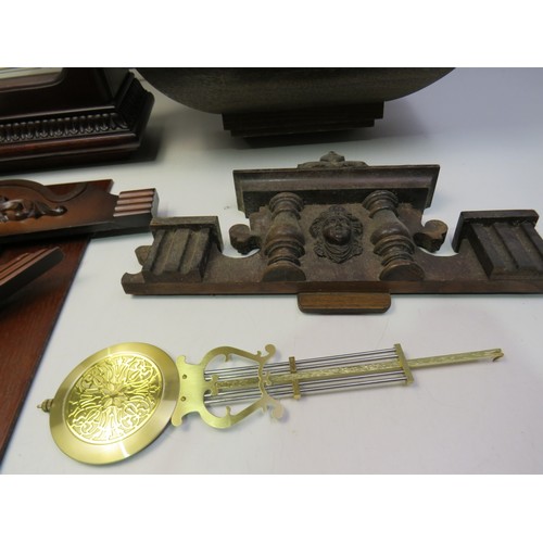 179 - Two longcase wall clocks