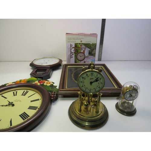 184 - Joblot of assorted clocks