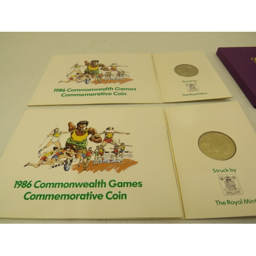 Lot of collectable coins and notes to include £1 notes, Commonwealth ...