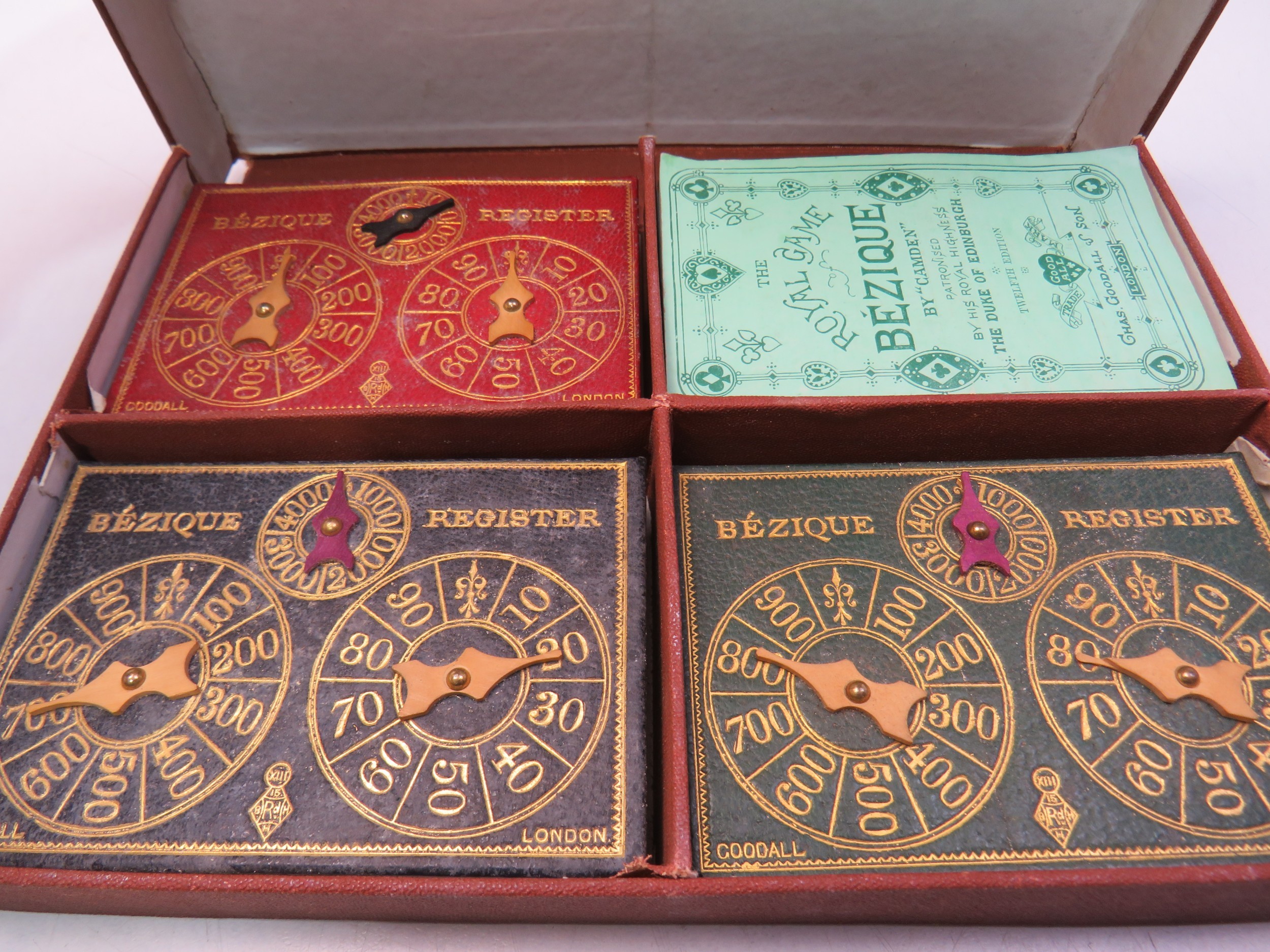 The royal game of bezique- complete with registers and instructions