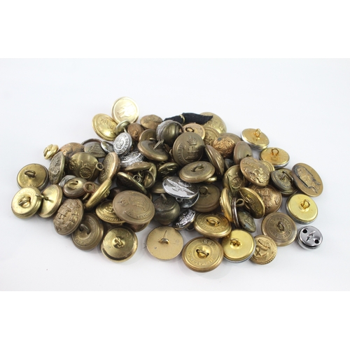 Mixed Military Buttons Inc Military Police Signals Corp Northampton Job Lot