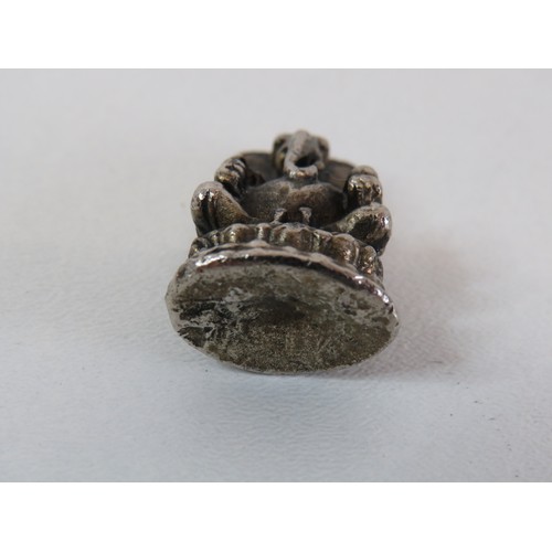 41C - Indian silvered Ganesha statue and a wood chinese carving