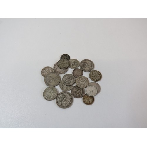 41D - Silver shillings and sixpences .500%