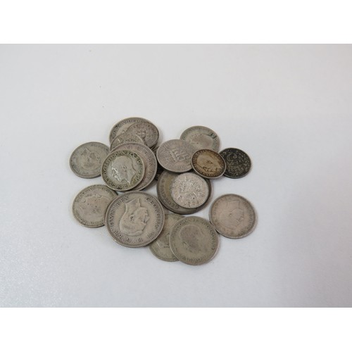41D - Silver shillings and sixpences .500%