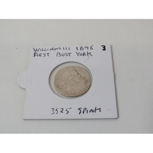47 - William III 1696 York first bust, fine good condition.