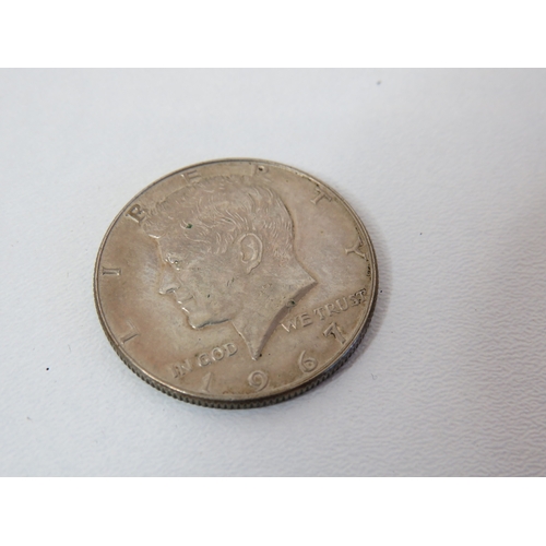 52 - Two USA silver Half Dollar coins 40% silver.