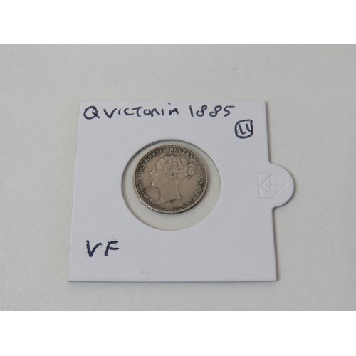 55 - 1835 Silver Sixpence Victoria - very good condition.