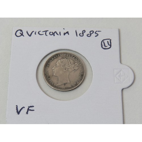 55 - 1835 Silver Sixpence Victoria - very good condition.