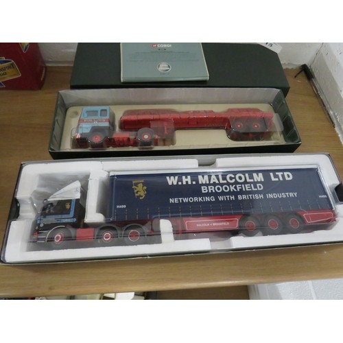 15 - Two boxed Corgi trucks to include Gold Star Special and 
