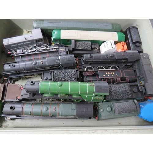 26 - Job lot of model trains largely consisting of various engines