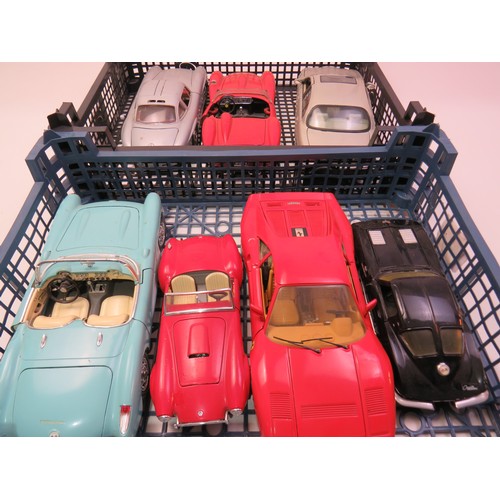 39 - Seven model cars to include Revell, Maisto and Burago