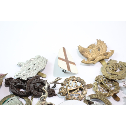 Mixed Military Cap Badges