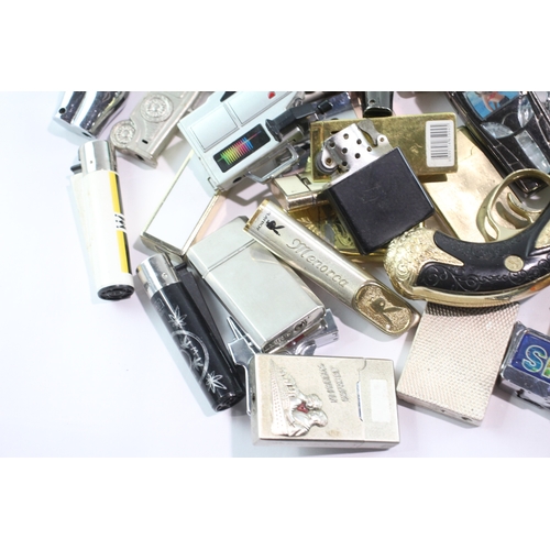 489 - Pocket Lighters Tobacciana Collectables Novelty Job Lot