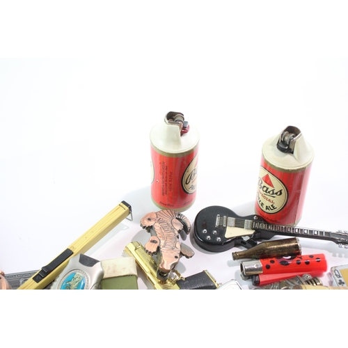 489 - Pocket Lighters Tobacciana Collectables Novelty Job Lot