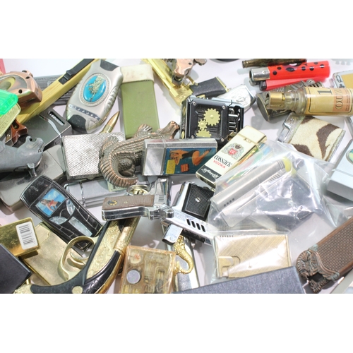 489 - Pocket Lighters Tobacciana Collectables Novelty Job Lot