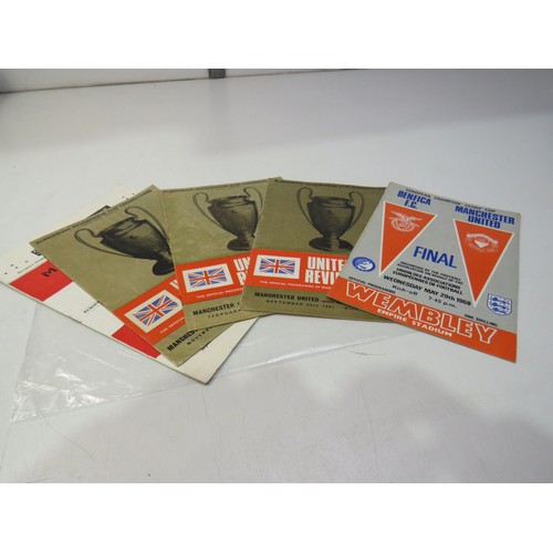 114 - Manchester United European cup programmes