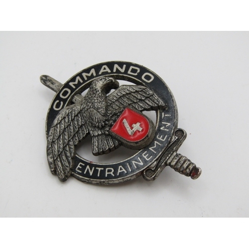 80 - French Militaria Commando badge