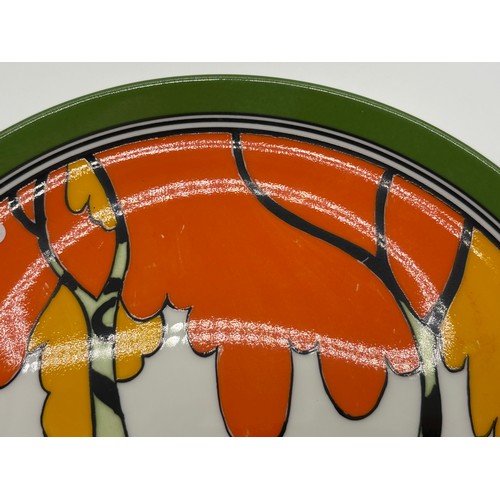 100E - Wedgewood clarice cliff L/E plate Honolulu