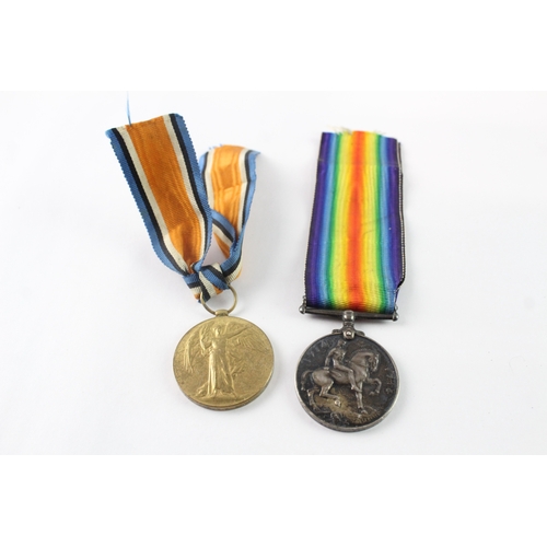 11 - WW1 Medal Pair Named- 181579 Gnr W.A Mackie RA