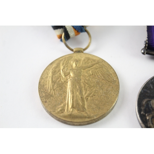 11 - WW1 Medal Pair Named- 181579 Gnr W.A Mackie RA
