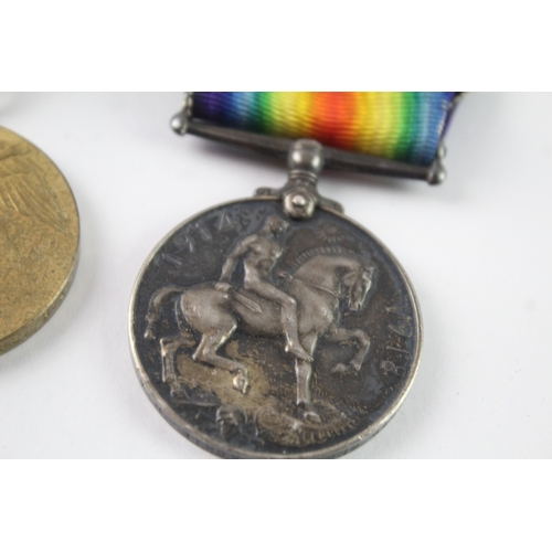 11 - WW1 Medal Pair Named- 181579 Gnr W.A Mackie RA