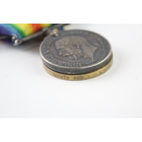 11 - WW1 Medal Pair Named- 181579 Gnr W.A Mackie RA