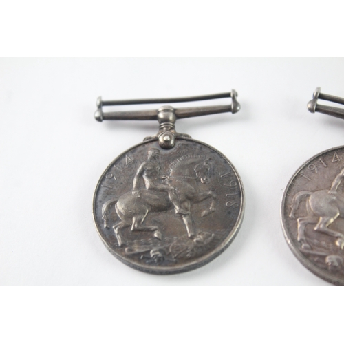 12 - WW1 War Medals To Spr Dawson RE, A.Sjt Robinson RAMC & Pte Jone Bedf  Regt