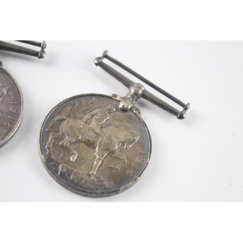 12 - WW1 War Medals To Spr Dawson RE, A.Sjt Robinson RAMC & Pte Jone Bedf  Regt