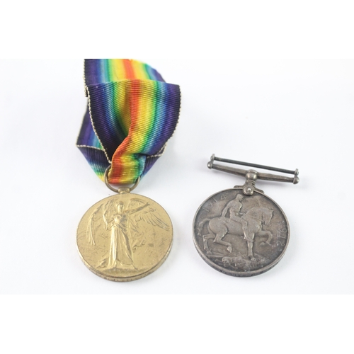 13 - WW1 Medal Pair Named- 39031 Pte W.J Williams Glouc Regt