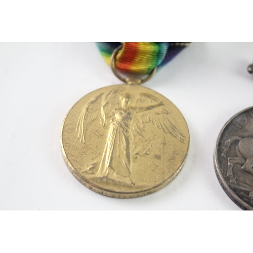 13 - WW1 Medal Pair Named- 39031 Pte W.J Williams Glouc Regt