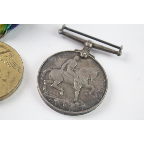13 - WW1 Medal Pair Named- 39031 Pte W.J Williams Glouc Regt