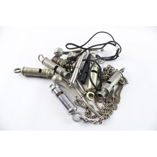 14 - Mixed Whistles Inc ARP, Military Bosun, Metropolitan, Plastic, Etc