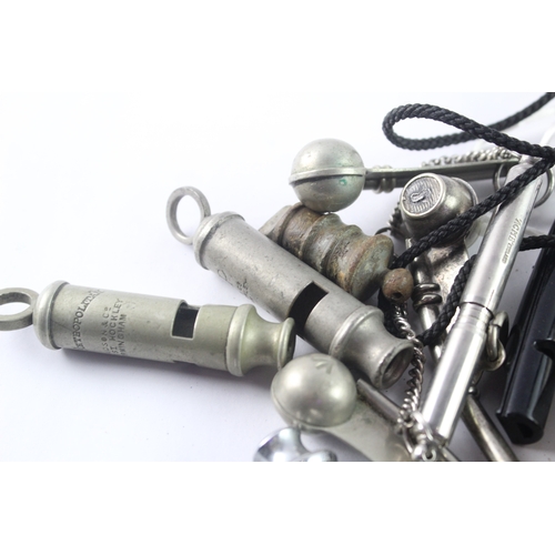 14 - Mixed Whistles Inc ARP, Military Bosun, Metropolitan, Plastic, Etc