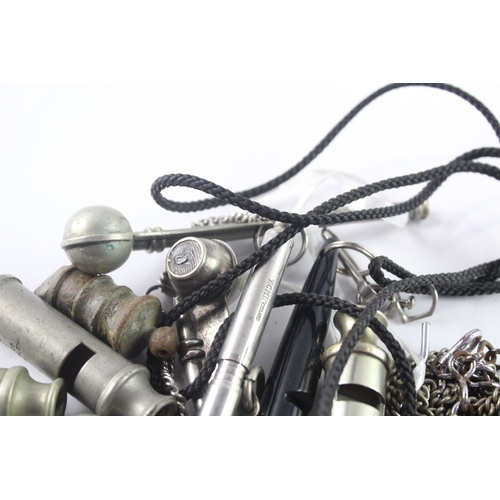14 - Mixed Whistles Inc ARP, Military Bosun, Metropolitan, Plastic, Etc