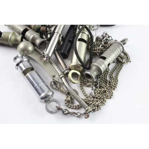 14 - Mixed Whistles Inc ARP, Military Bosun, Metropolitan, Plastic, Etc