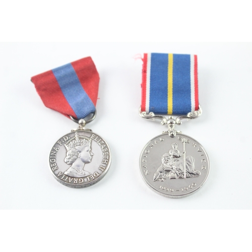 21 - ER II Imperial Service & National Service Medal Group - Pte Peter H. Taylor RPC