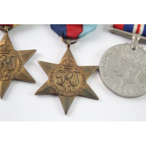 23 - Boxed WW2 Army Italy & Africa Star Medal Group