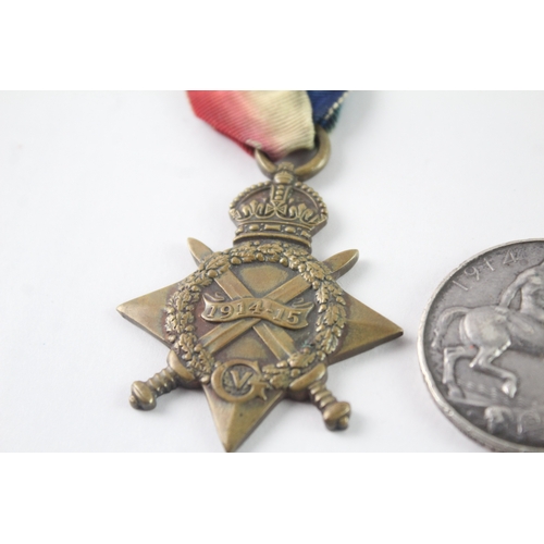 24 - WW1 Medals Inc 1914-15 Star-Pnr Matthews RE, War - Sjt Wilson RA, Victory, Etc