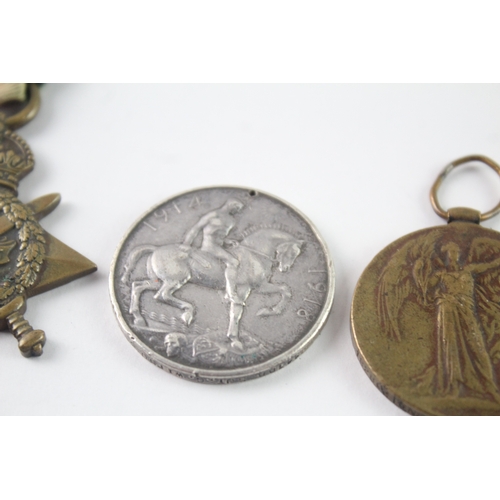 24 - WW1 Medals Inc 1914-15 Star-Pnr Matthews RE, War - Sjt Wilson RA, Victory, Etc