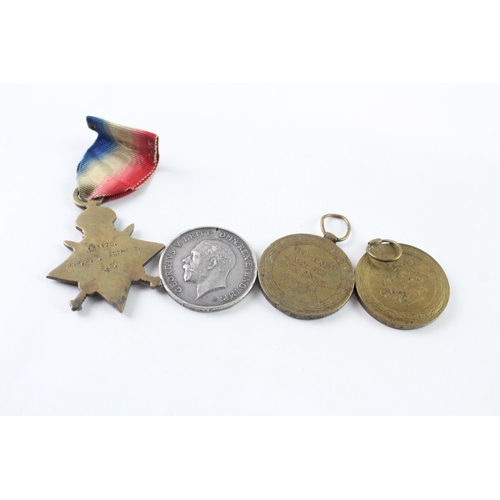 24 - WW1 Medals Inc 1914-15 Star-Pnr Matthews RE, War - Sjt Wilson RA, Victory, Etc