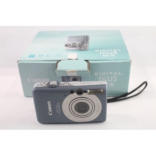 26 - Canon IXUS 95 IS Digital Compact Camera Working w/ Canon 3x Optical IS Zoom Lens