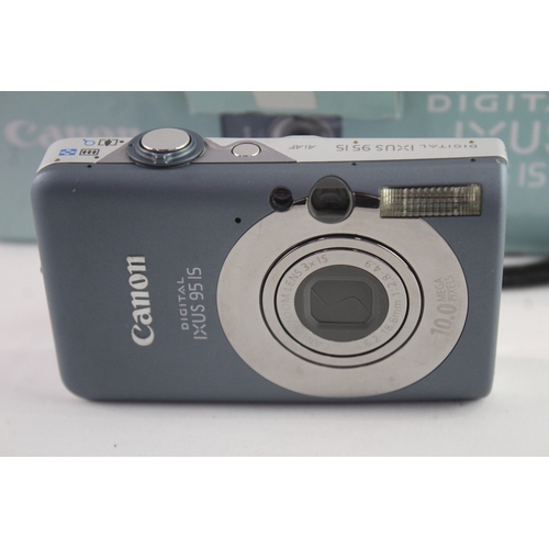 26 - Canon IXUS 95 IS Digital Compact Camera Working w/ Canon 3x Optical IS Zoom Lens