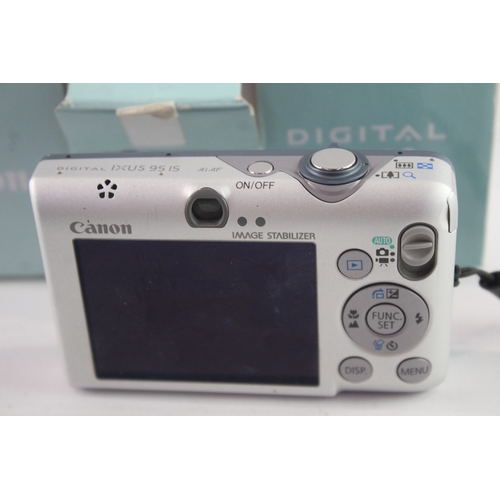 26 - Canon IXUS 95 IS Digital Compact Camera Working w/ Canon 3x Optical IS Zoom Lens