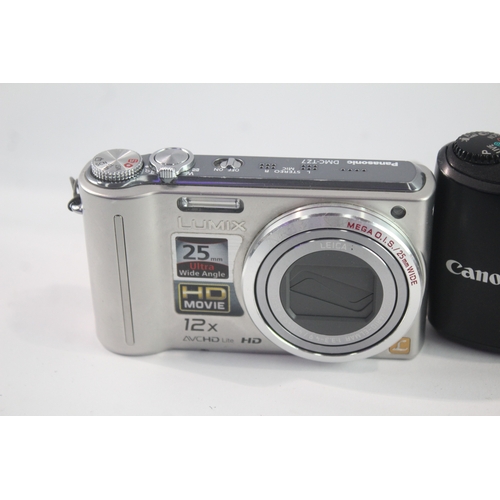 35 - Digital Compact Cameras Working Inc Canon & Panasonic x 3