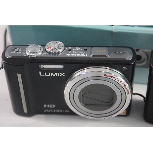 38 - Digital Compact Cameras Working Inc Canon, Panasonic & Samsung x 3