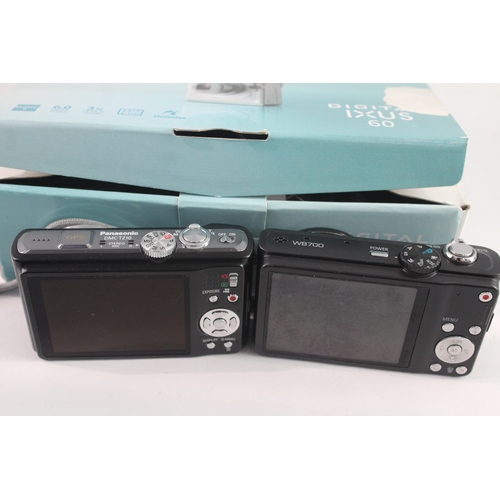 38 - Digital Compact Cameras Working Inc Canon, Panasonic & Samsung x 3